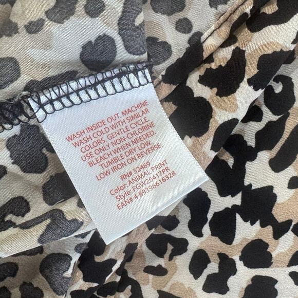Faded Glory 2X 18W - 20W Sleeveless Animal Cheetah Print Top Polyester - Picture 5 of 8
